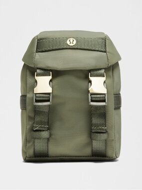 Lululemon Wunderlust Nano Backpack Bayleaf Gold ONE SIZE NWT